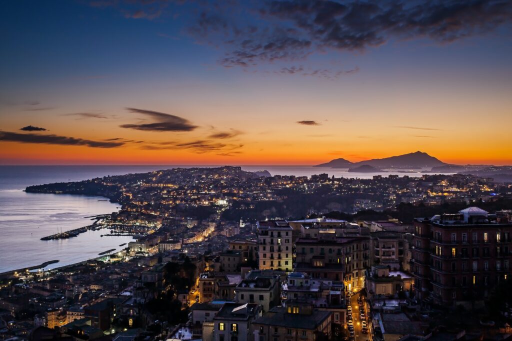 Sunset on Naples
