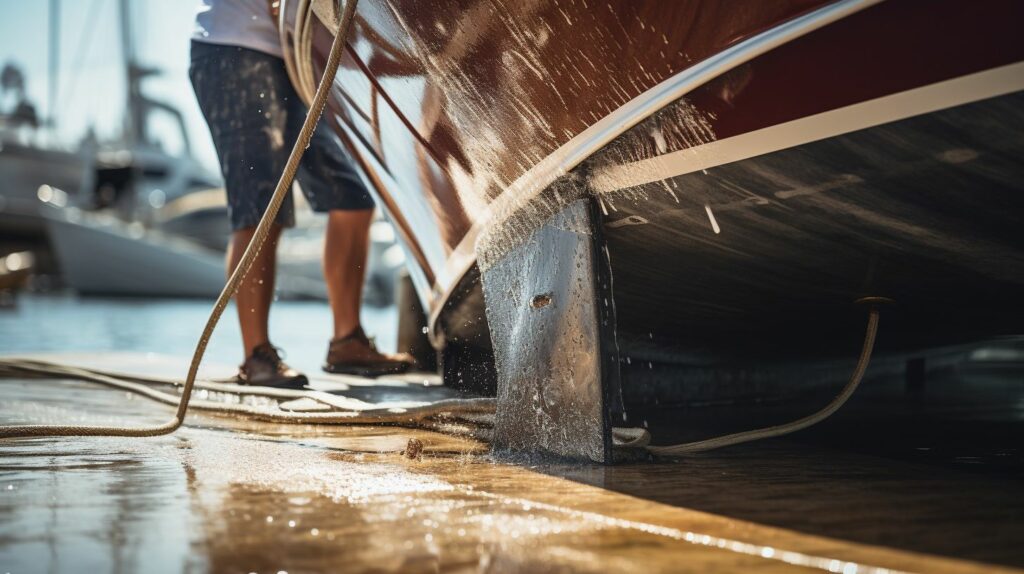 boat hull cleaning