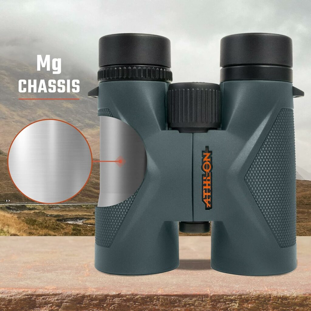Amazon.com : Athlon Optics 8x42 Midas UHD Gray Binoculars with ED Glass for Adults and Kids, High-Powered Binoculars for Hunting, Birdwatching, and More : Electronics