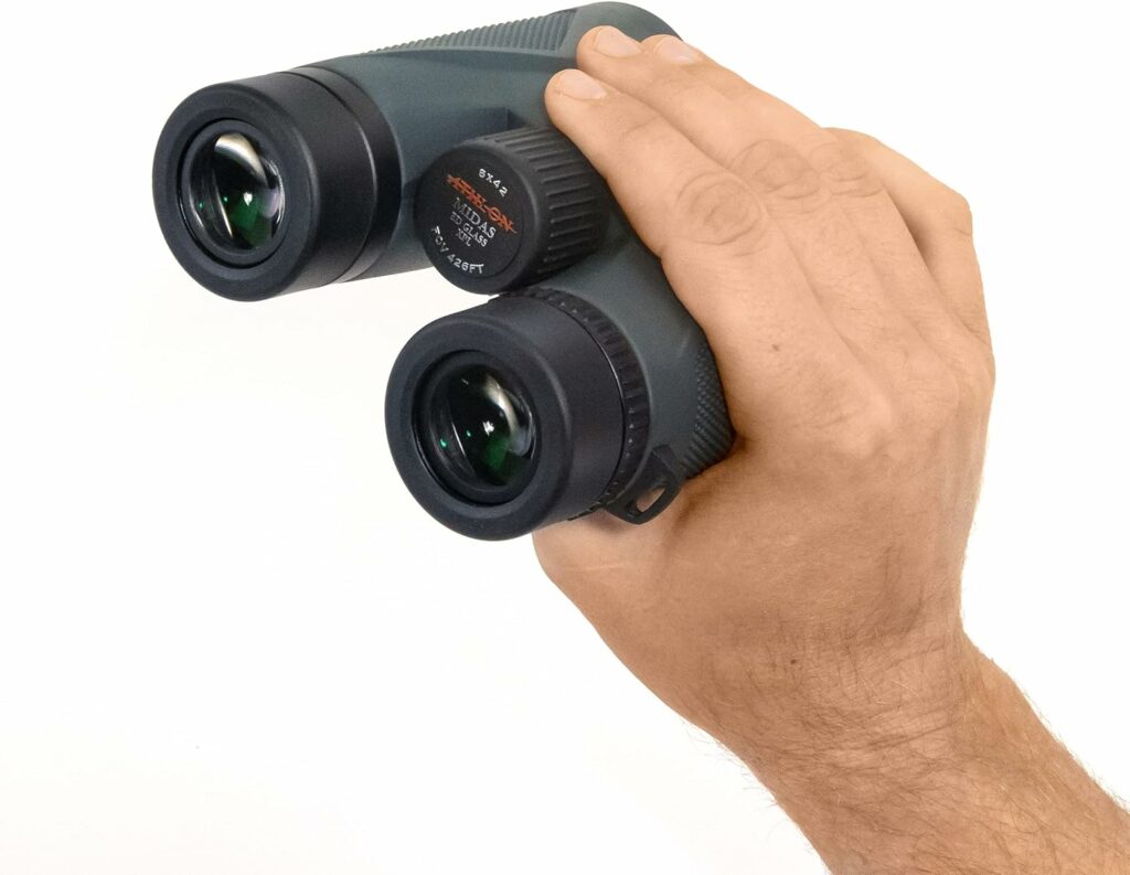 Amazon.com : Athlon Optics 8x42 Midas UHD Gray Binoculars with ED Glass for Adults and Kids, High-Powered Binoculars for Hunting, Birdwatching, and More : Electronics
